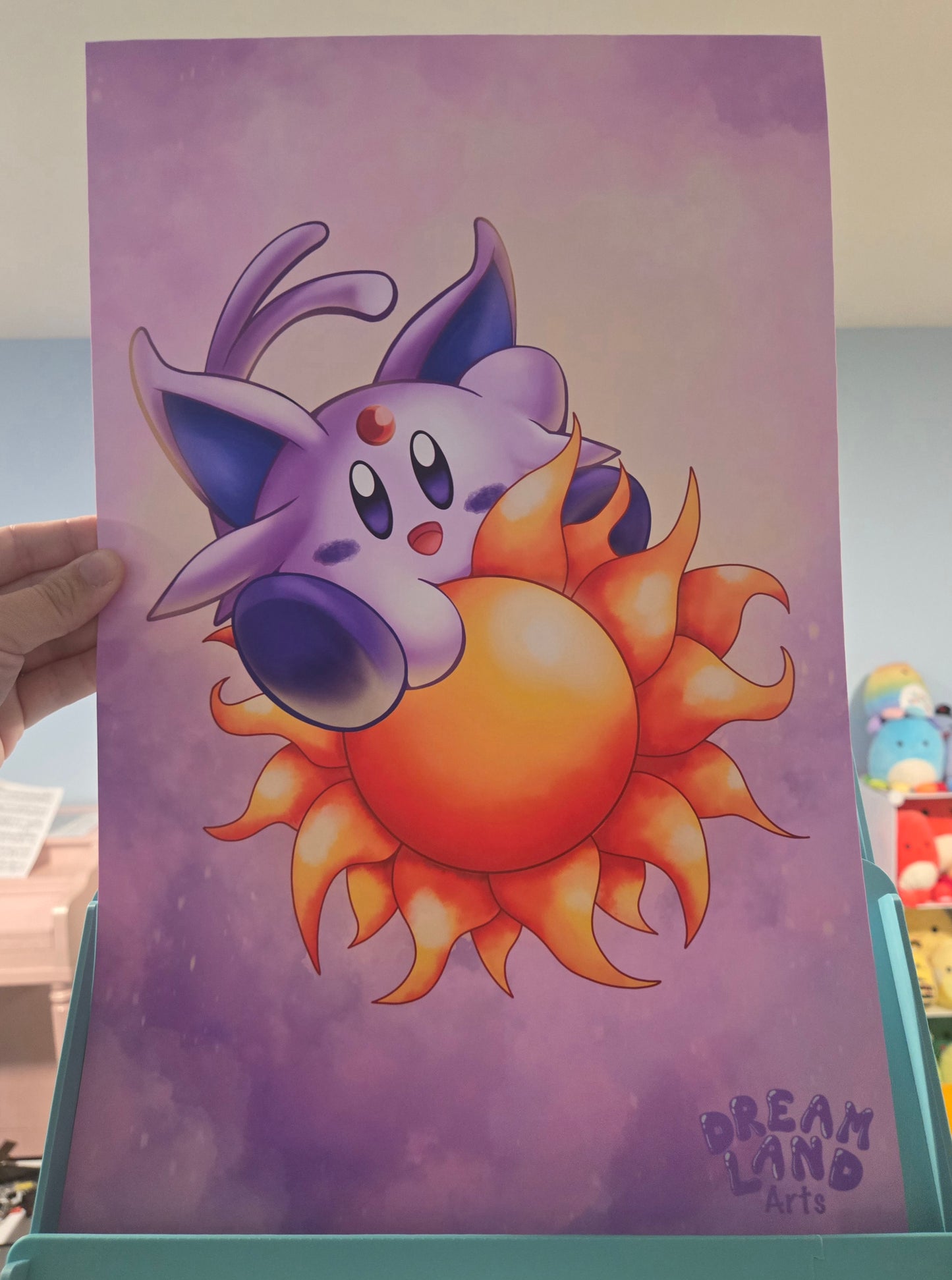 Espeon Kirby "Kirbeon" Art Print