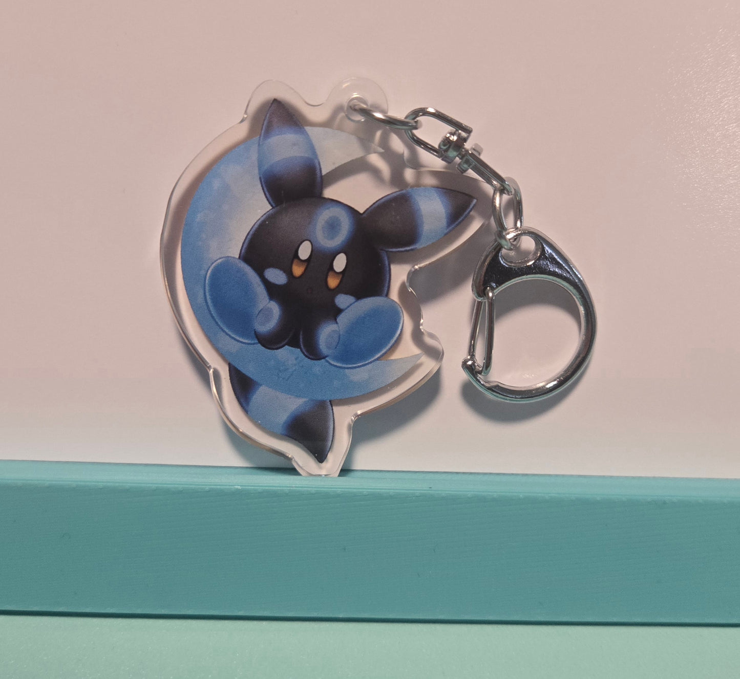 Umbreon Kirby "Kirbeon" Double Sided Epoxy Keychain