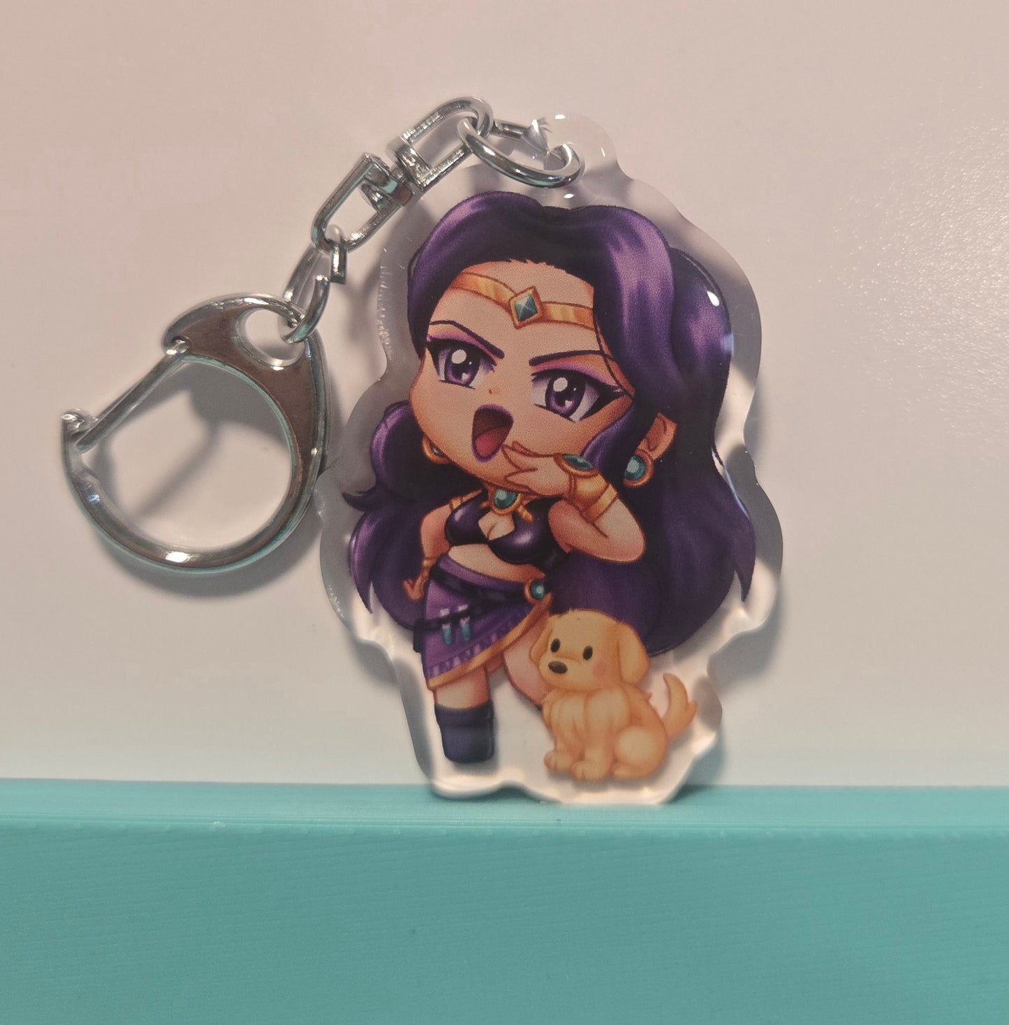 Juniper Fields of Mistria Epoxy Keychain