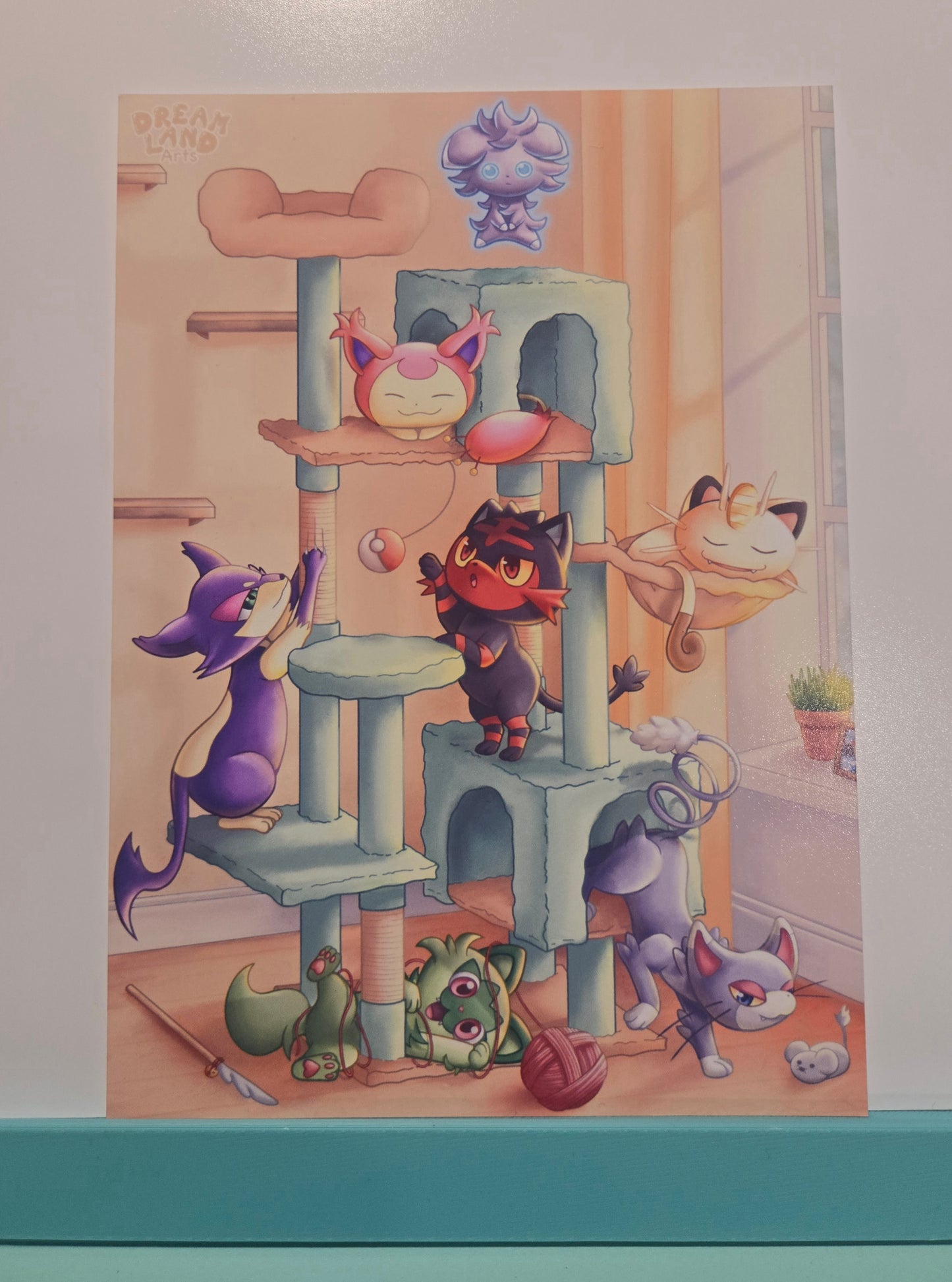 Pokemon Cats Art Print