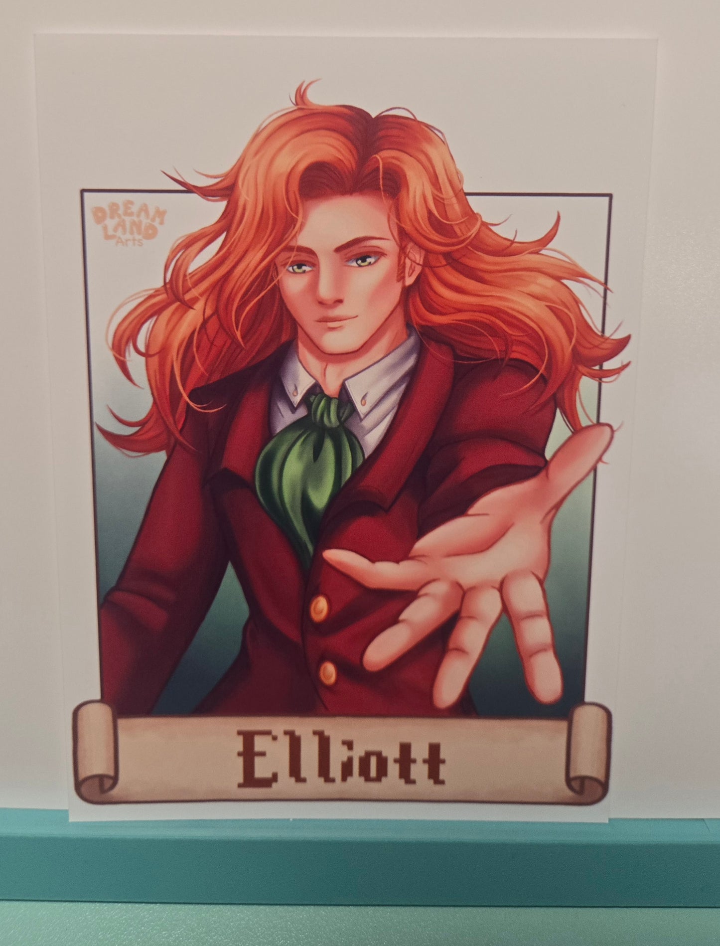 Elliot Stardew Valley Bachelor Art Print 5x7