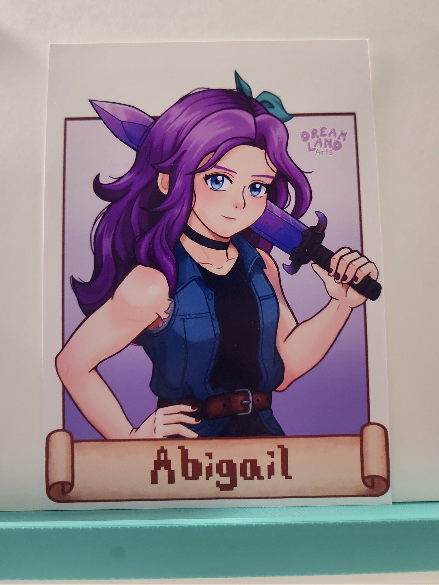 Abigail Stardew Valley Bachelorette Art Print 5x7