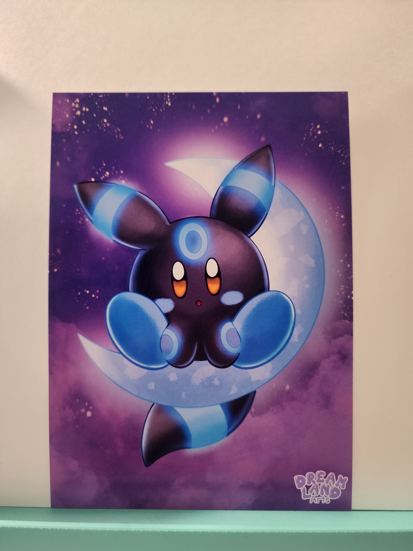 Shiny Umbreon Kirby "Kirbeon" Art Print