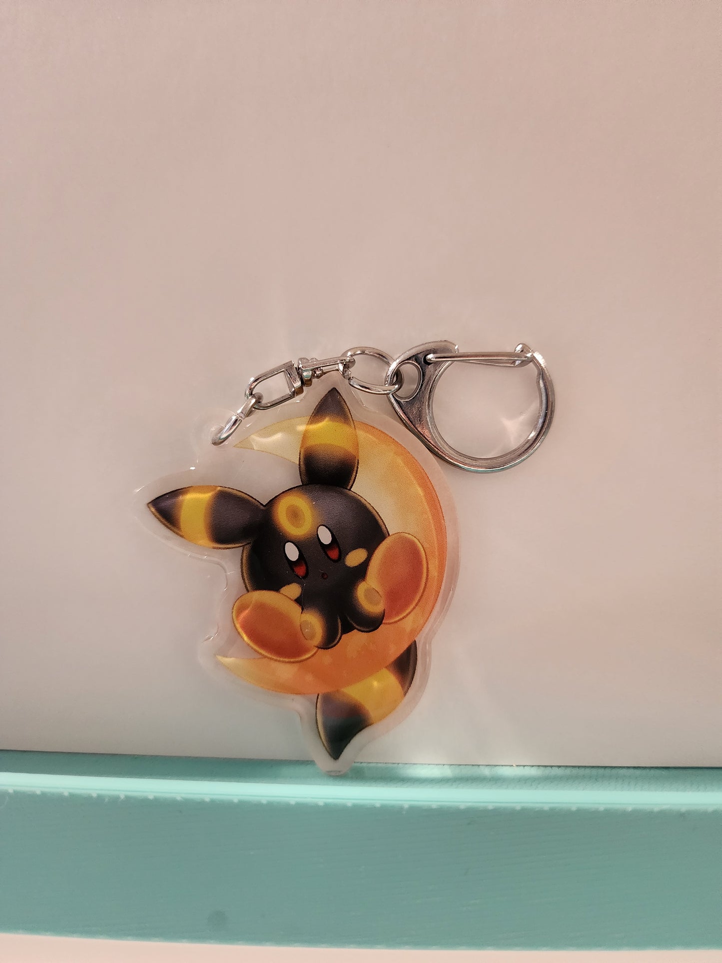 Umbreon Kirby "Kirbeon" Epoxy Keychain