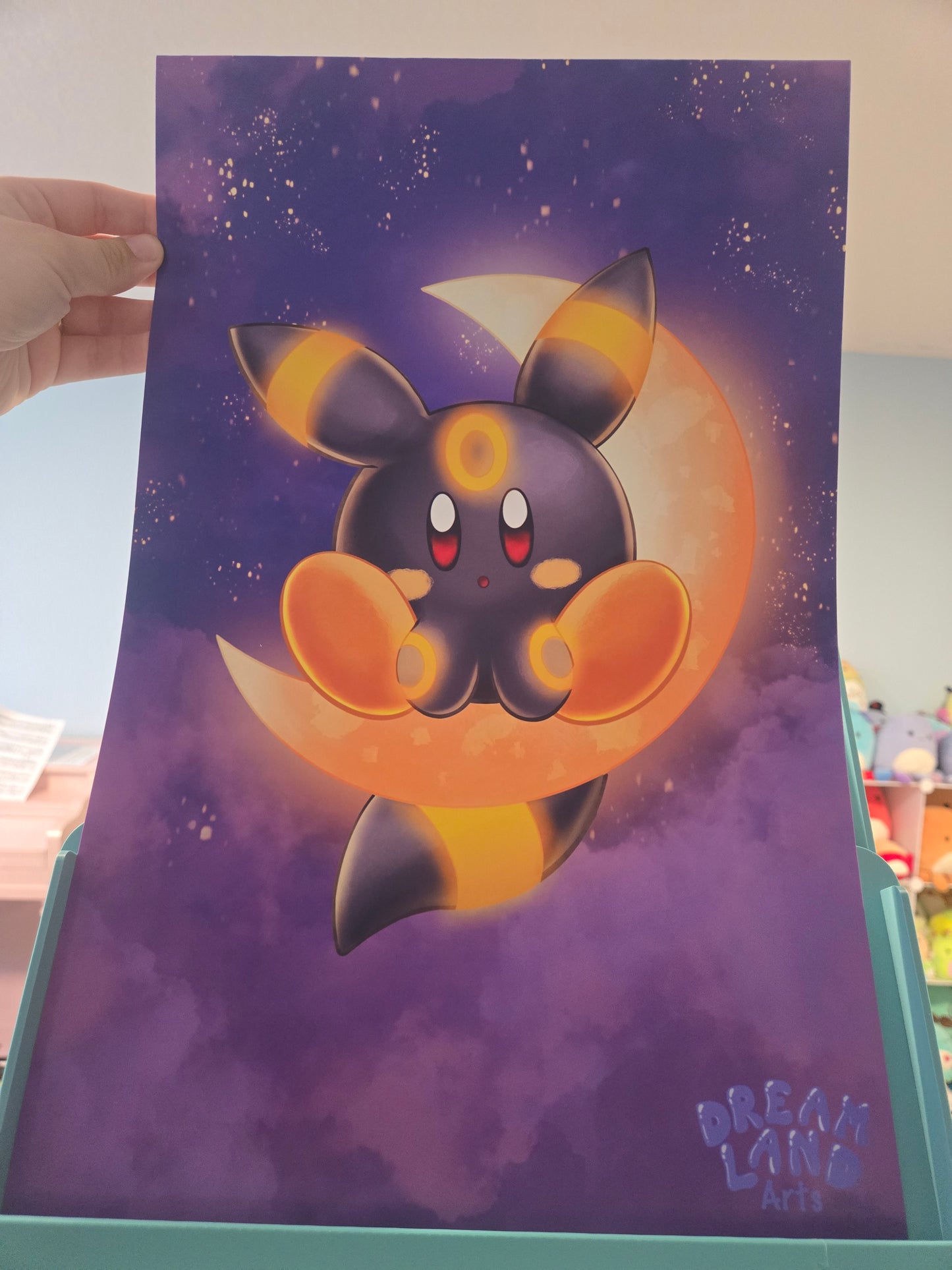 Umbreon Kirby "Kirbeon" Art Print