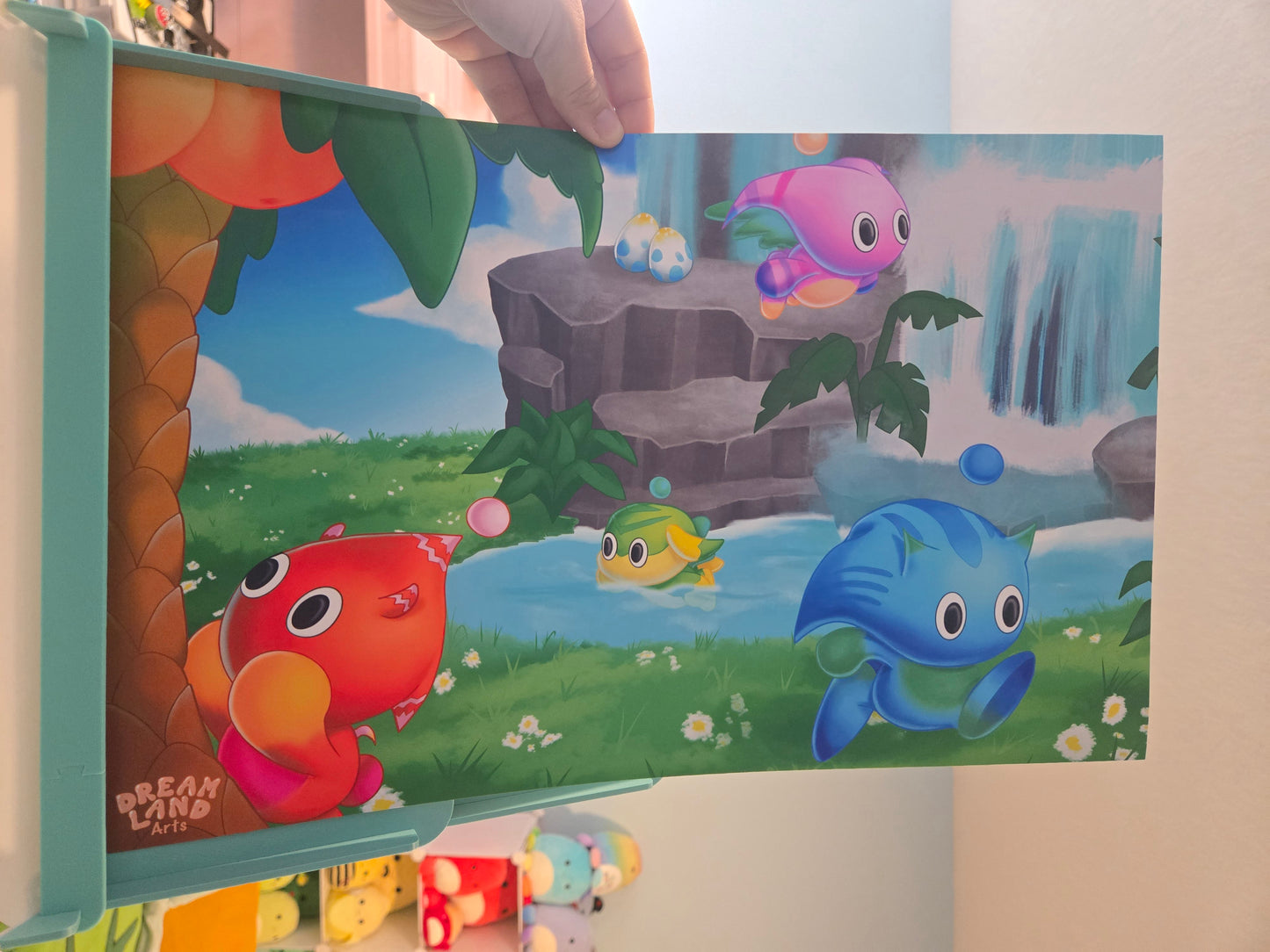 Neutral Chao Garden Sonic Art Print