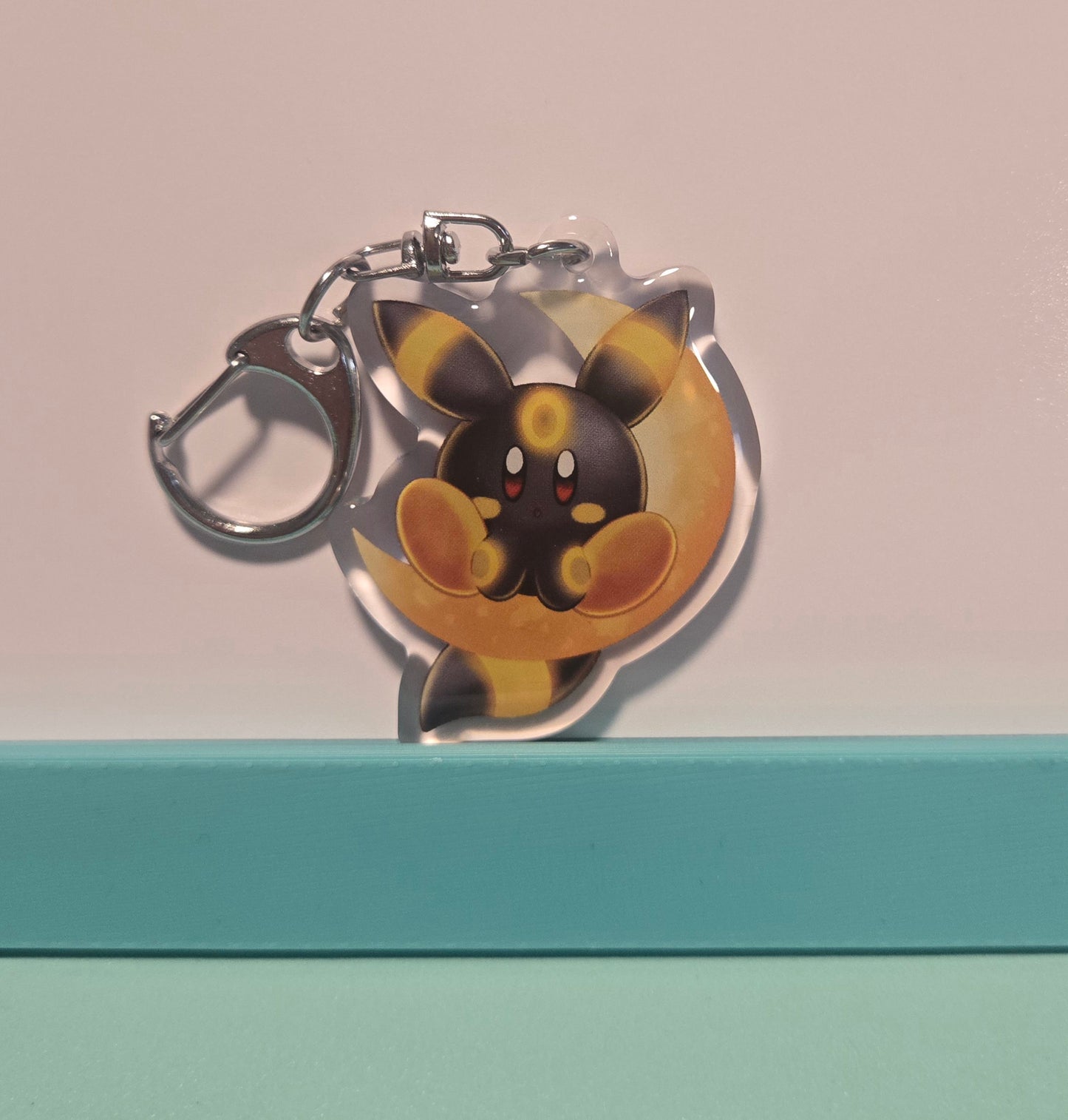 Umbreon Kirby "Kirbeon" Double Sided Epoxy Keychain