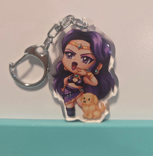 Juniper Fields of Mistria Epoxy Keychain