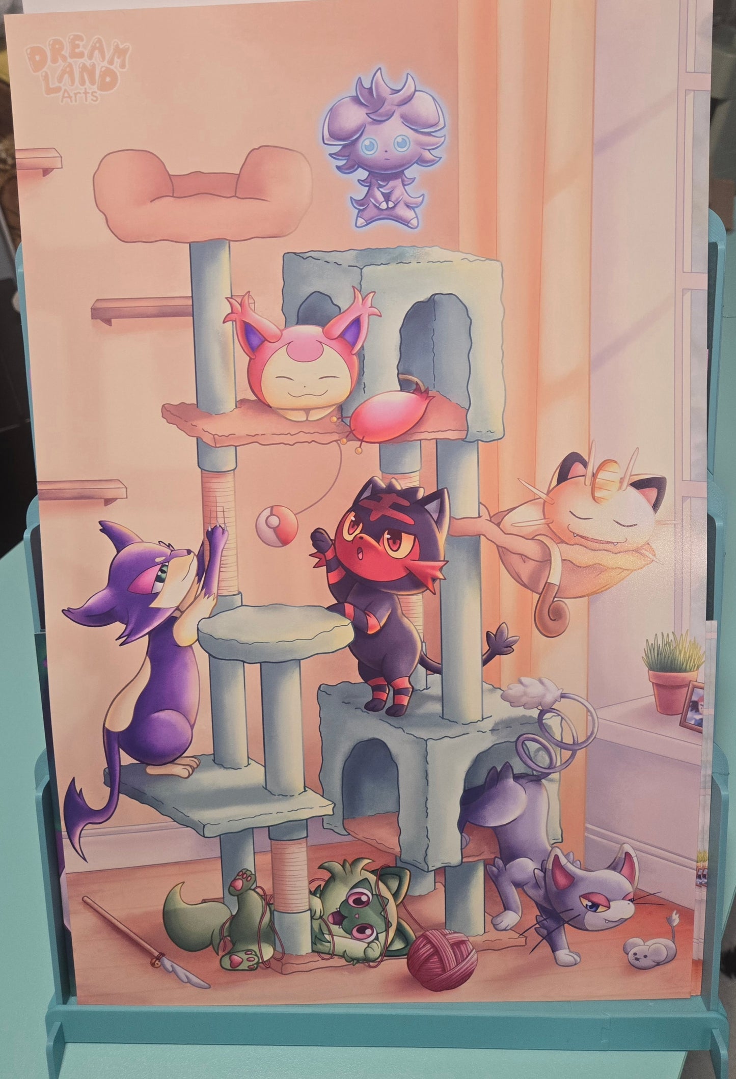 Pokemon Cats Art Print