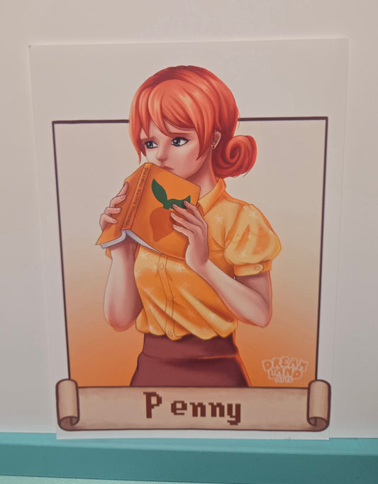 Penny Stardew Valley Bachelorette Art Print 5x7