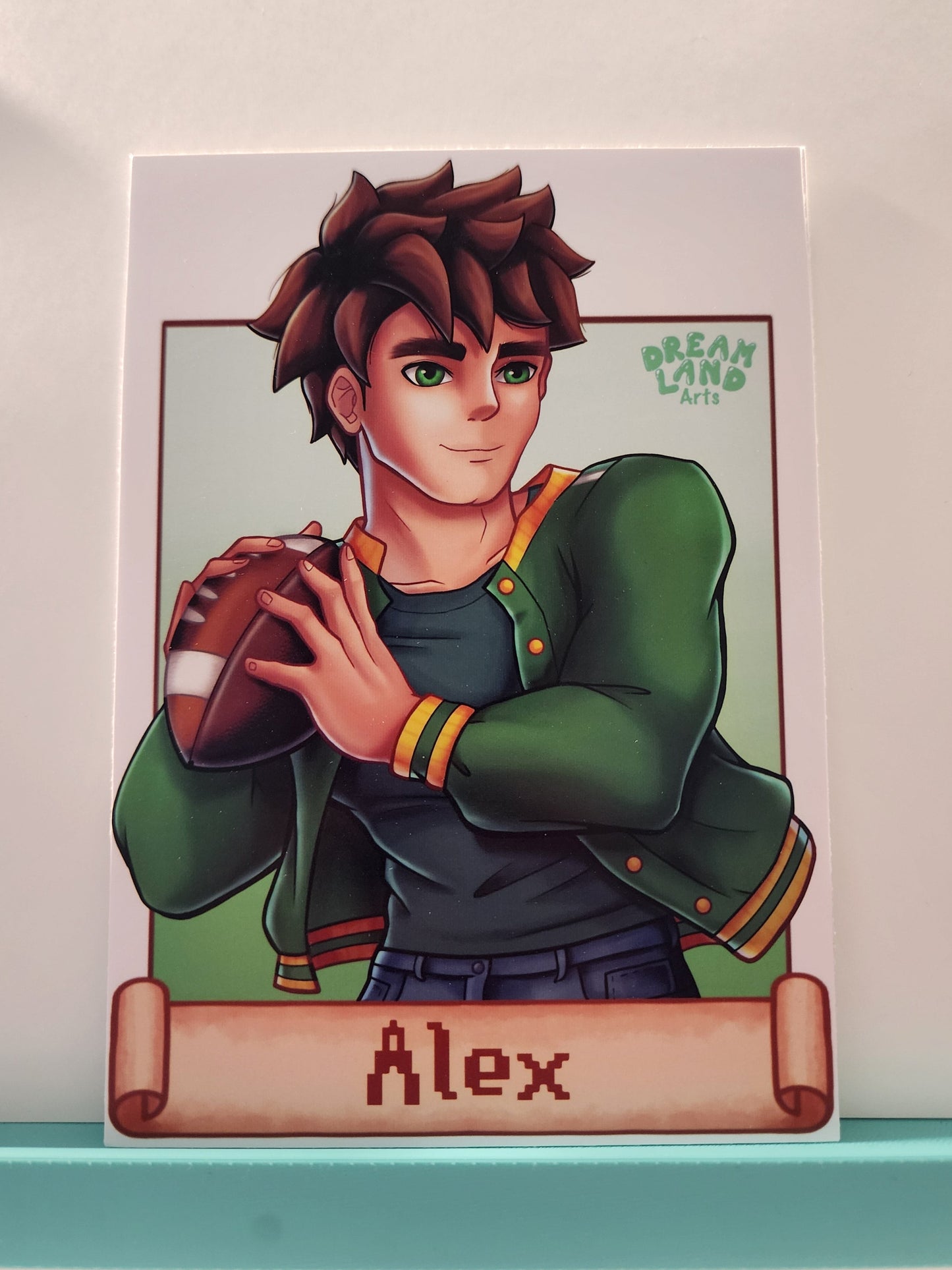 Alex Stardew Valley Bachelor Art Print 5x7