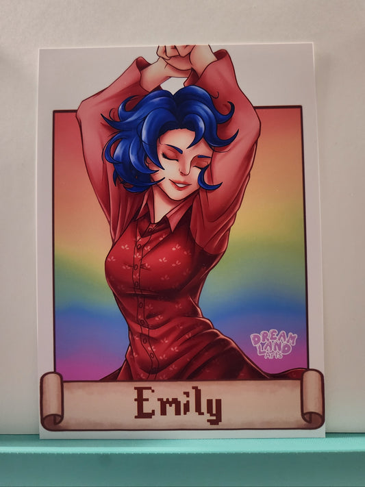 Emily Stardew Valley Bacherlorette Art Print 5x7