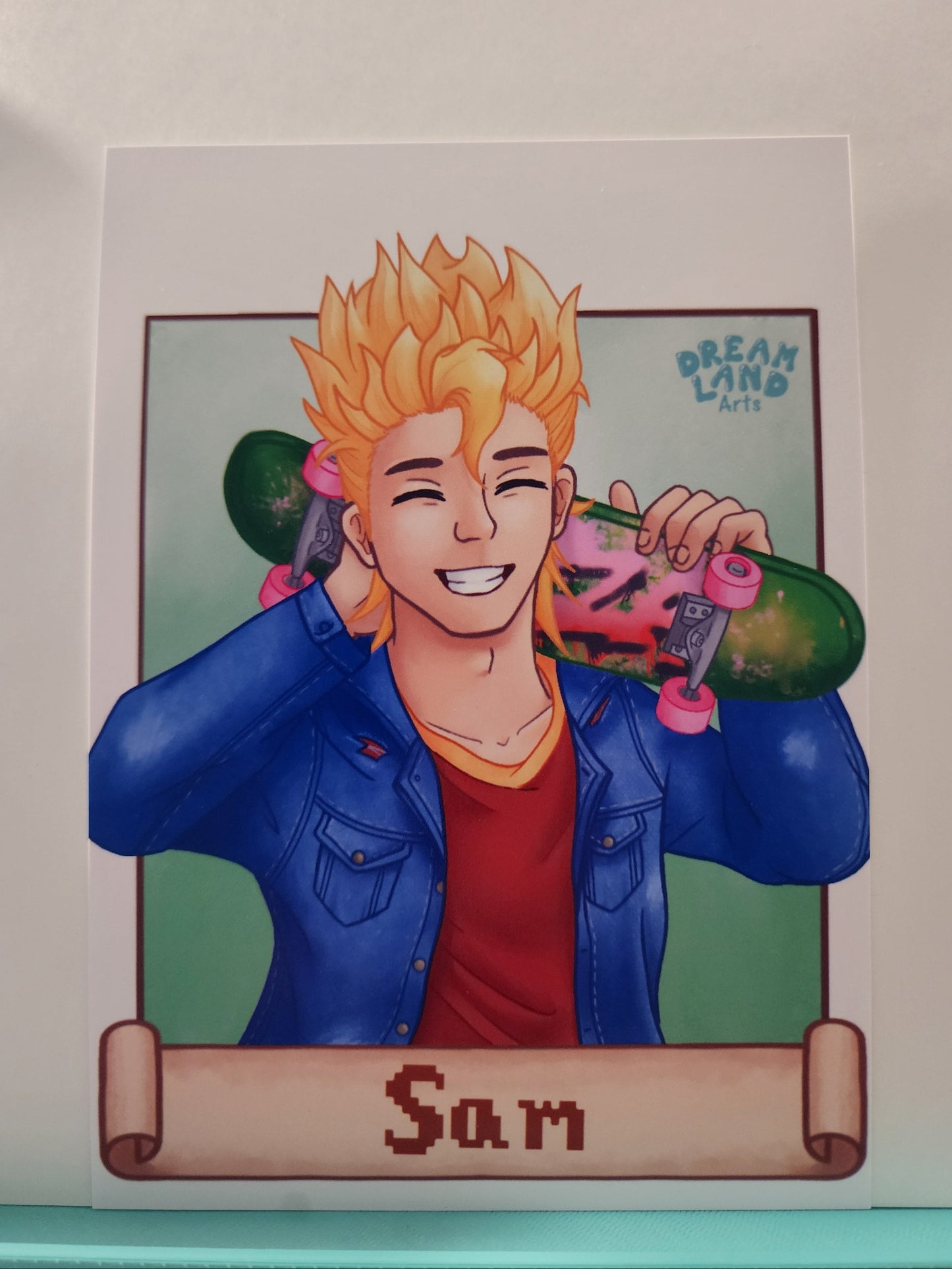 Sam Stardew Valley Bachelor Art Print 5x7