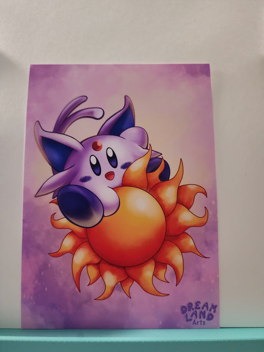 Espeon Kirby "Kirbeon" Art Print