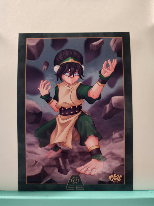 Toph Avatar The Last Airbender Art Print