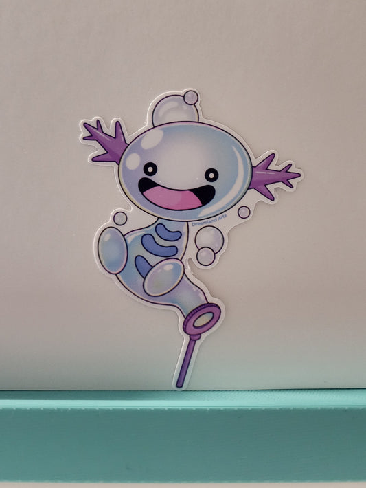 Bubble Wooper Pokemon Sticker