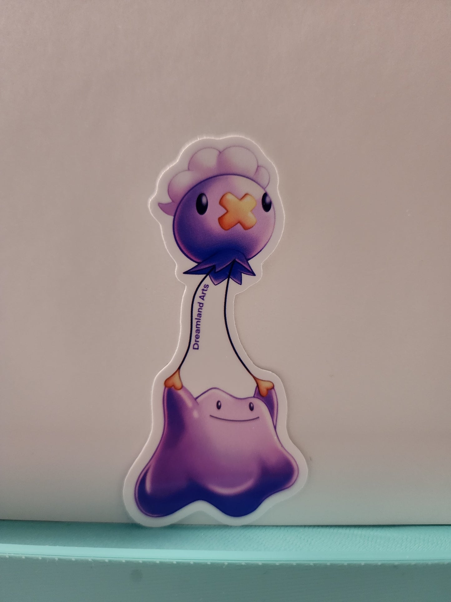 Ditto Drifloon Pokopia Sticker
