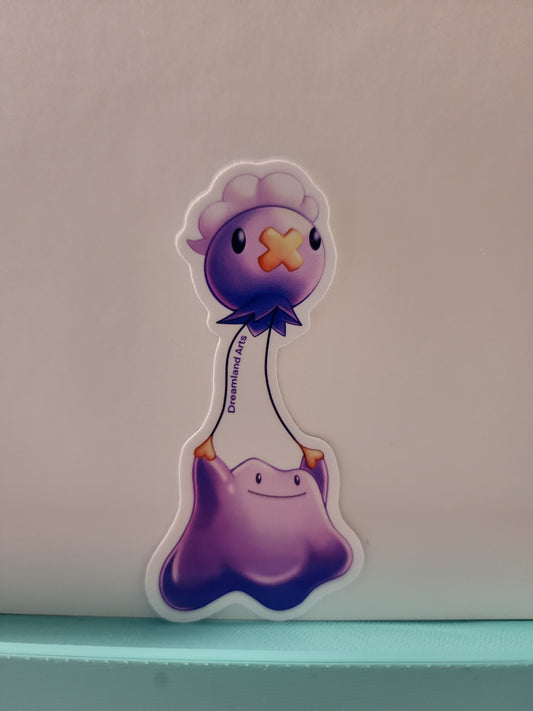 Ditto Drifloon Pokopia Sticker