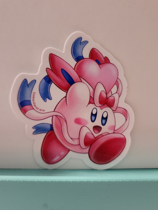 Sylveon Kirby "Kirbeon" Sticker