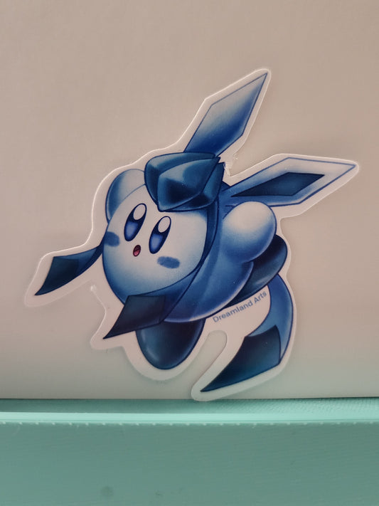 Glaceon Kirby "Kirbeon" Stticker