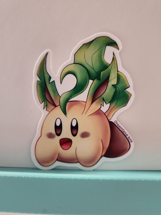Leafeon Kirby "Kirbeon" Sticker