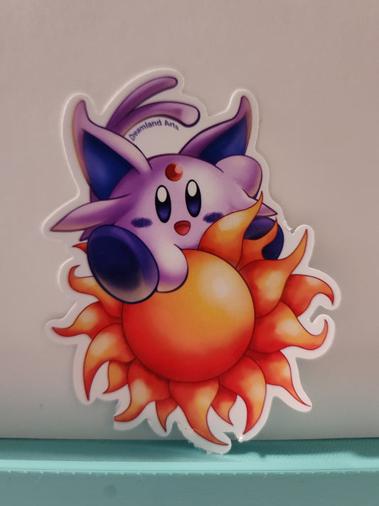 Espeon Kirby "Kirbeon" Sticker