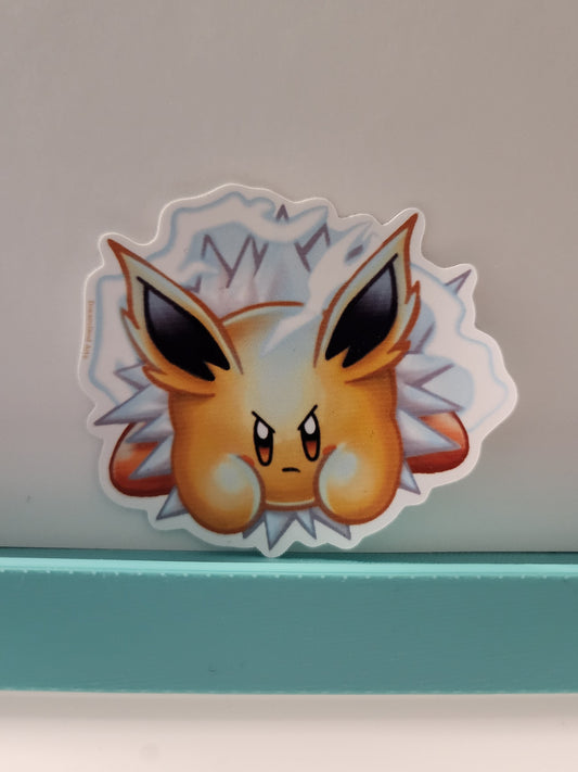 Jolteon Kirby "Kirbeon" Sticker